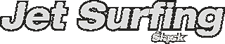 Logo Jet Surfing Śląsk w odcieniach szarości